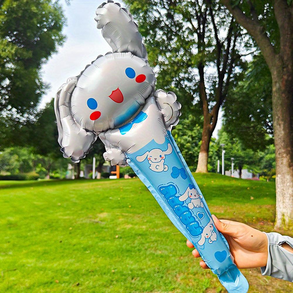 

10 шт./набор Sanrio Hello Kitty Kuromi Melody Палочка для воздушного шара Набор фольгированных шаров Девушка С днем рождения Вечеринка Концерт Атмосфера Реквизит Other