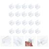 100 Pcs Pen Clip Buckle Whiteboard Holders for Notebook Pencil Clips Adhesive Desk Plastic Bracket