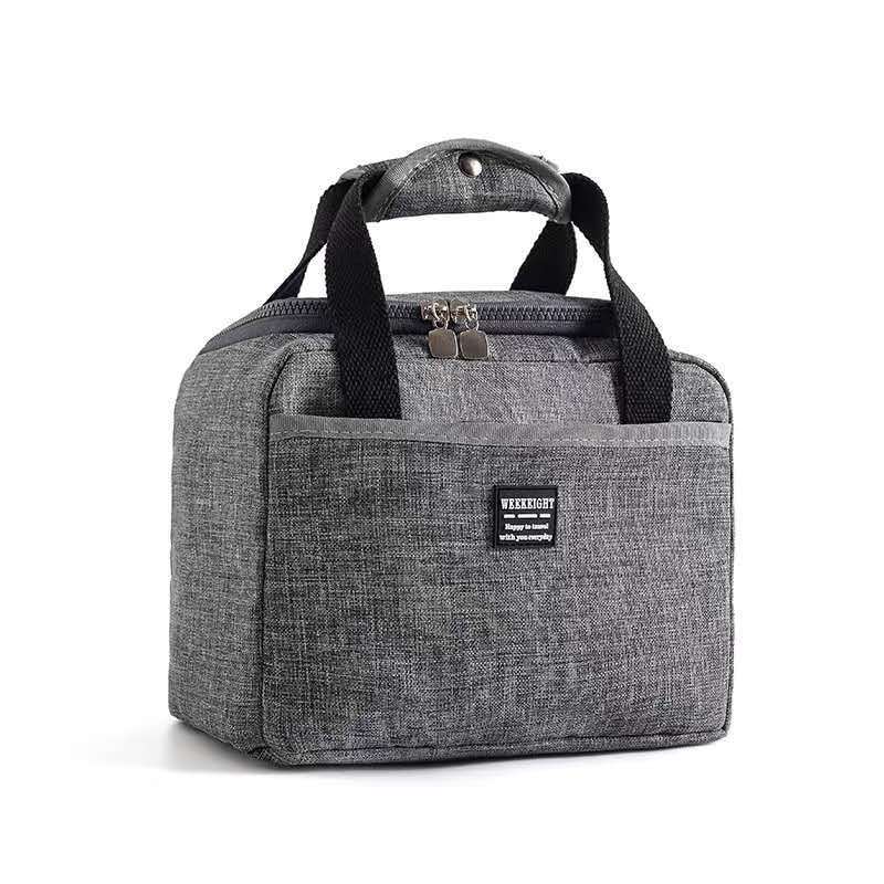 Lunch Bag Ice Bag Insulated Lunch Bag Large Capacity Multifunctional Handheld Zipper Bag Aluminum Foil Thickened Lunch Bag