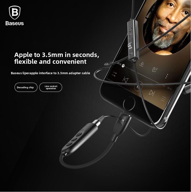 Adaptador de Auriculares para Apple Lightning a 35 mm Convertidor de Audio para Transmisión en Vivo y Llamadas de Voz