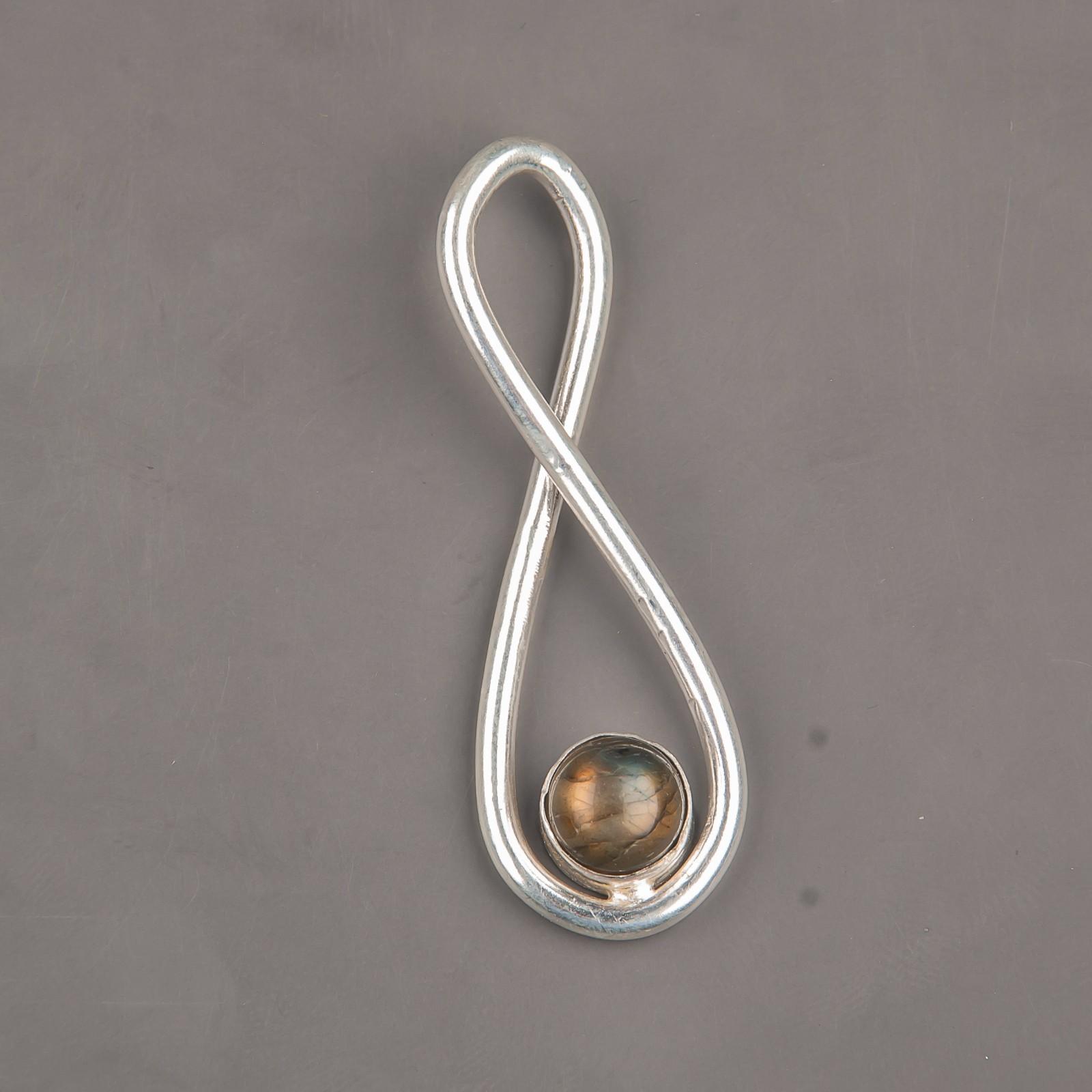 

Rare Labradorite Gemstone 925 Sterling Silver Jewelry Handcrafted Pendant 1.66 PP-20-13