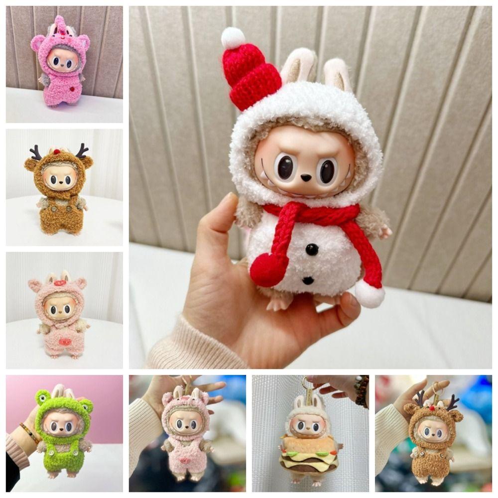 

1 Set Doll s Clothes Labubu Time Clothes Plush Dolls Clothes Cotton Doll Accessories Spitting Silk