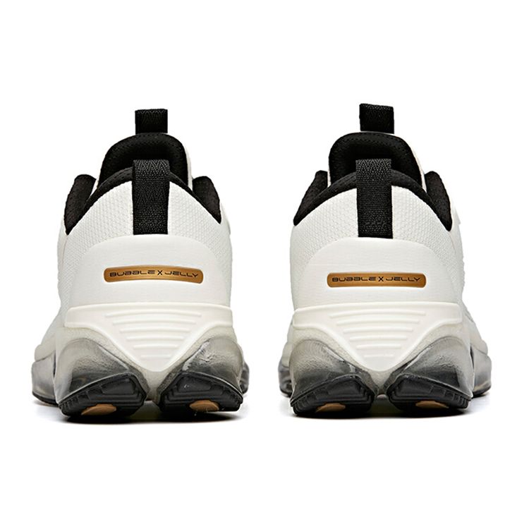 Anta Comfortable Casual Shock Absorbing Non-Slip Wear-Resistant Breathable Low-Top Running Shoes Men sneaker White Black 112045501-5