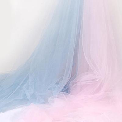 1M Fairy Fog Gauze Mesh Fabric Soft Delicate Lace Mesh Transparent Tulle Fabric For Diy Wedding Dress Tutu Pettiskirt Hanfu