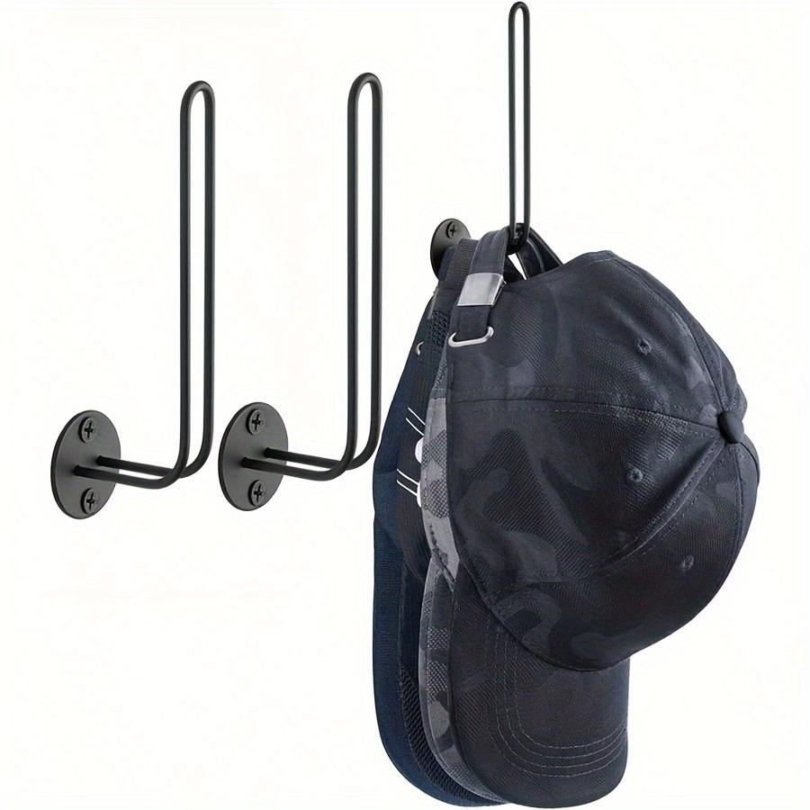1/3/5pcs Metal L-Shaped Rack, Designed for Storing Baseball Caps And Hats, Wall-Mounted Hat Holder, Suitable for Use In Bedrooms, Kitchens,