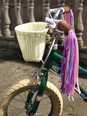 Bicycle Front Basket Adjustable Rattan Bike Basket Multifunction Traditional Bicycle Basket Vintage Gift for Colleagues Friends
