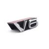 Front Grille Sticker Silver V6 Emblems Stickers For VW Volkswagen Tiguan Touareg Teramont Phideon Arteon V6 VW Grille Sticker