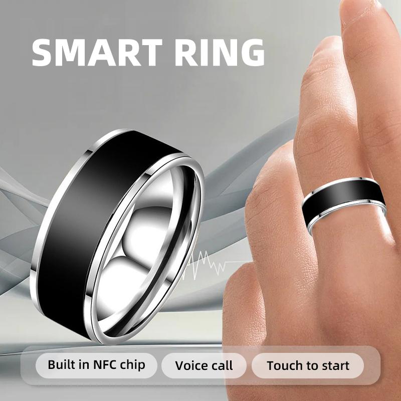

Высокотехнологичное интеллектуальное кольцо NFC, многофункциональное интеллектуальное кольцо Magic Ring, водонепроницаемое, с управлением жестами 67.2mm серебряный