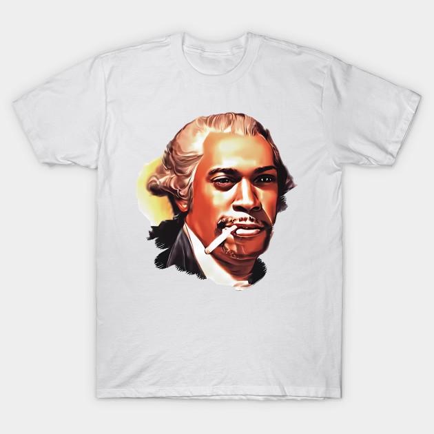 

Men Black Print T-shirt Dave Chappelle Washington No-Cut Transfer Paper Print Cotton Tshirt 3XL білий