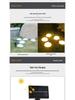 Solar Hemisphere LED Landscape Light for Park, Villa Courtyard, and Lawn Decoration