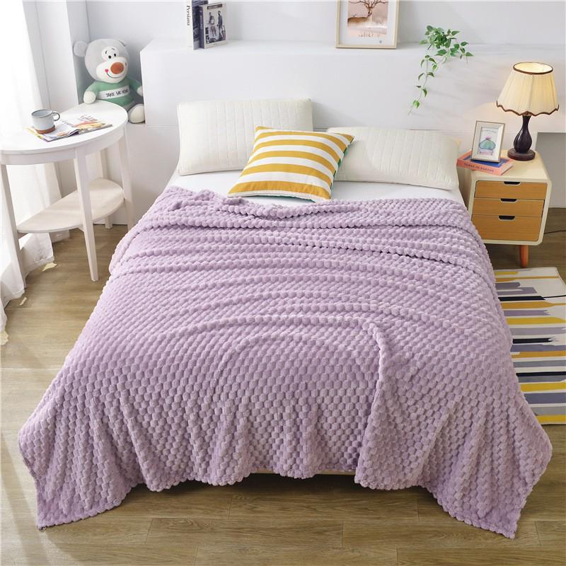 

Golden Turtle Fluff Office Nap & Sofa Blanket, Solid Color Air Conditioning Blanket 1m x 0.7m лаванда фіолетовий колір