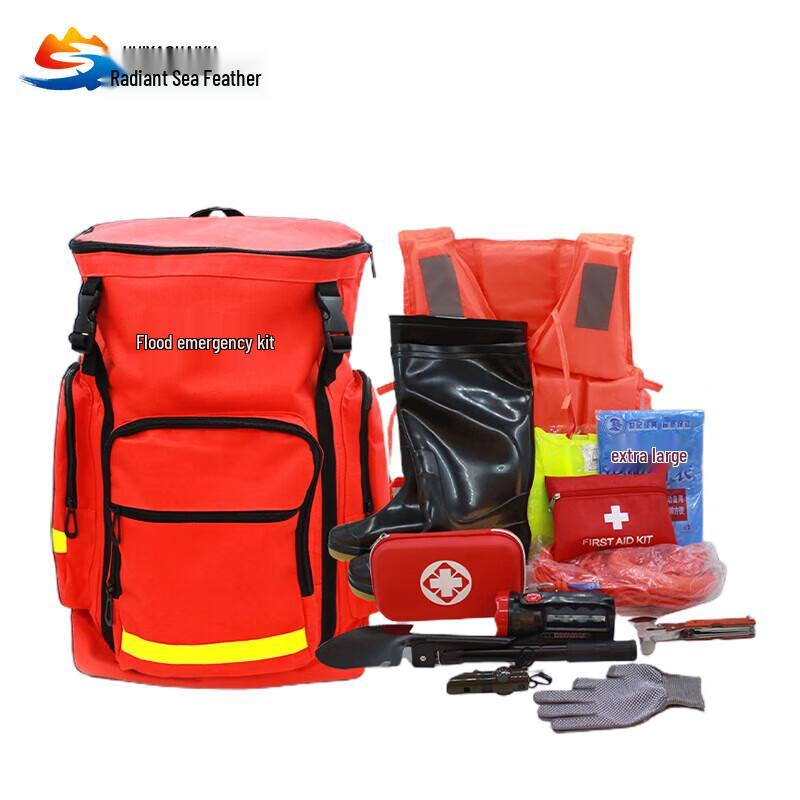 Outdoor Flood Control Emergency Rescue Backpack Set