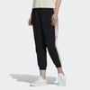 Adidas Neo Side Color Block Vintage Nine-Point Athletic Pants Women Pants Black HE7936