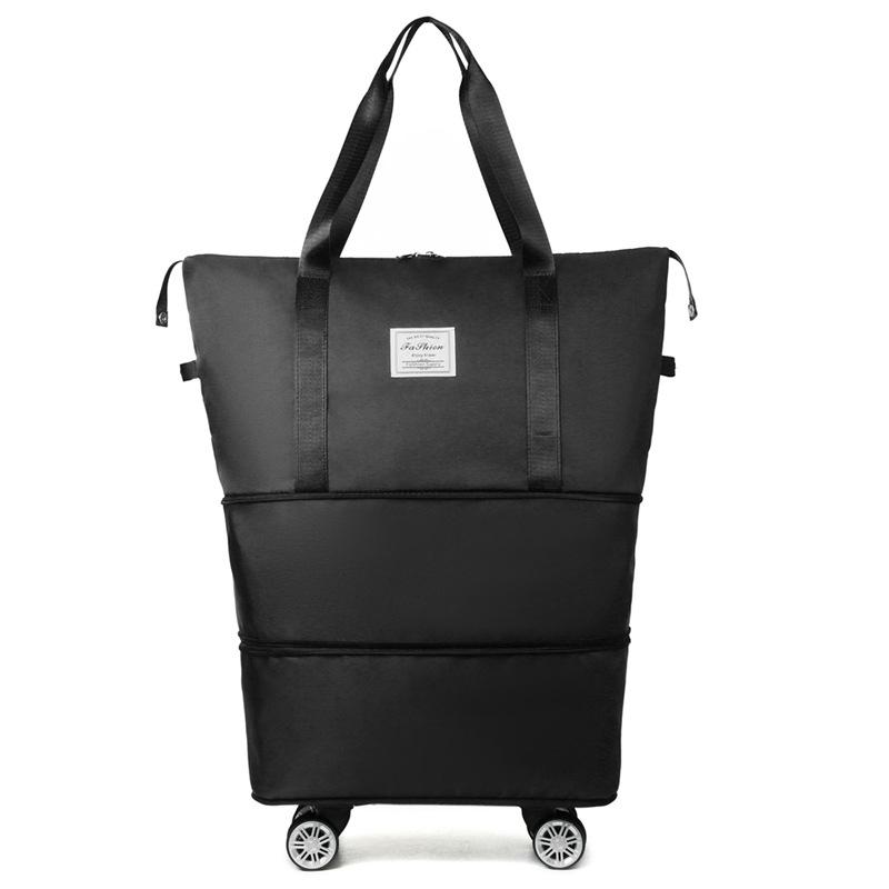 Expandable Travel Luggage: Multi-Function Bag with Wet/Dry Separation for Fitness, Sports, Maternity, and More