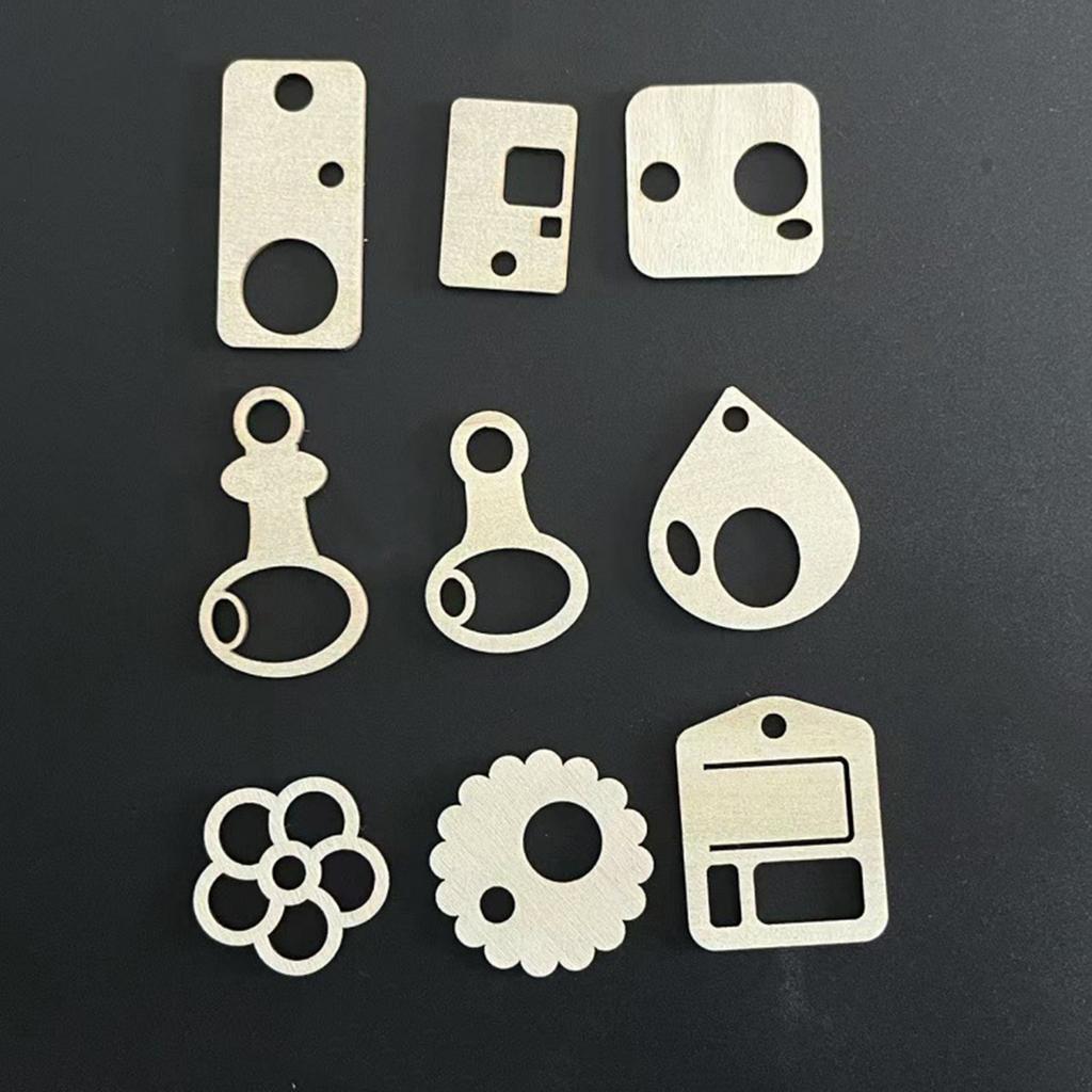 100 Peças Organizador de Linha de Bordar Floss Drops de Madeira Ferramentas de Costura Ponto Cruz Drops de Linha para Armazenamento Eficiente