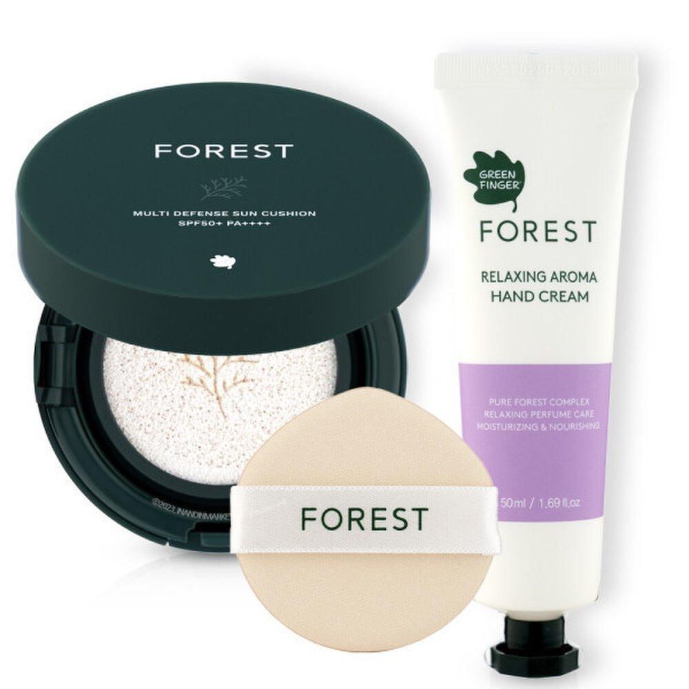 

Green Finger Forest Clean Multi Defense Sun Cushion (25g) + Aroma Hand Cream (50ml)
