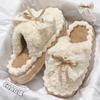 Cotton slippers women's autumn and winter new indoor home non-slip thick bottom plush warm fluffy slippers women