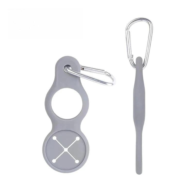 Outdoor Silikon Flaschen Schnalle Karabiner Wasserflaschenhalter Clip, Tragbarer Getränkeflaschen Aufhänger für Rucksack Camping Wandern Radfahren Reisen