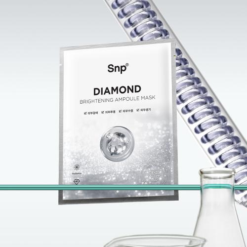 SNP Diamond Brightening Ampoule Mask (10 Sheets)