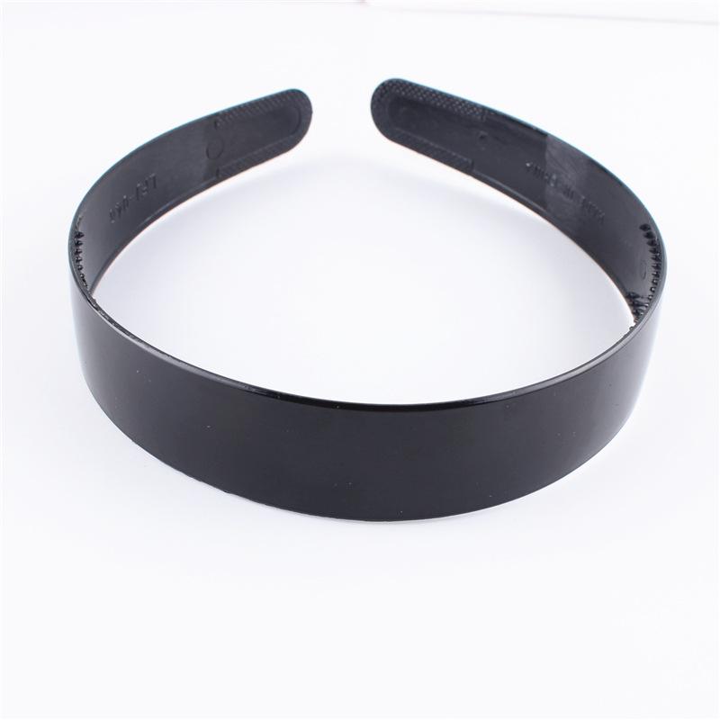 Unisex Men Women Black Metal Wavy Headband Invisible Sports Female Back Non-slip Wave Hairband Bangs Holder Hair Accessories