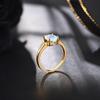 Shinning 100% Natural Opal Jewelry Set  Earrings Ring Real Gemstone Oval 7*9mm  925 Sterling Silver Exquisite Jewelry Gift for Women