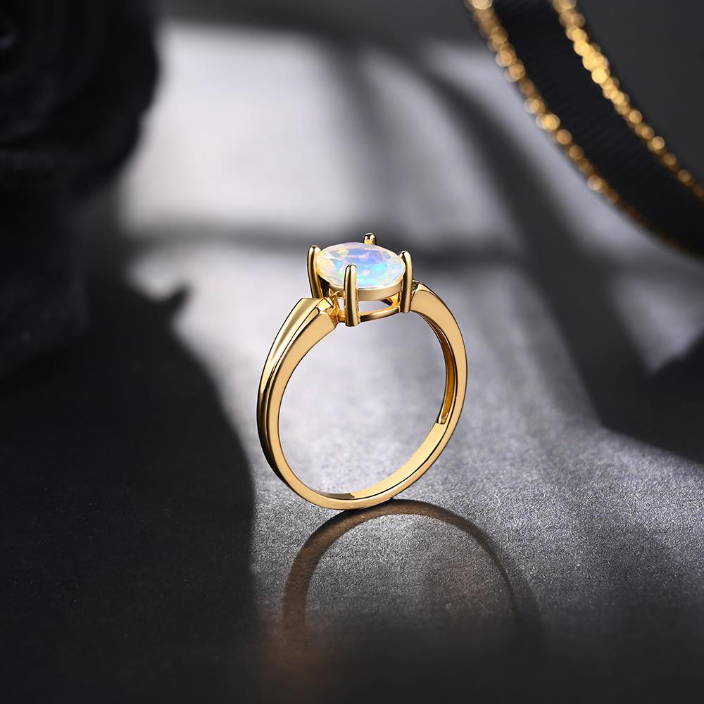 Shinning 100% Natural Opal Jewelry Set  Earrings Ring Real Gemstone Oval 7*9mm  925 Sterling Silver Exquisite Jewelry Gift for Women