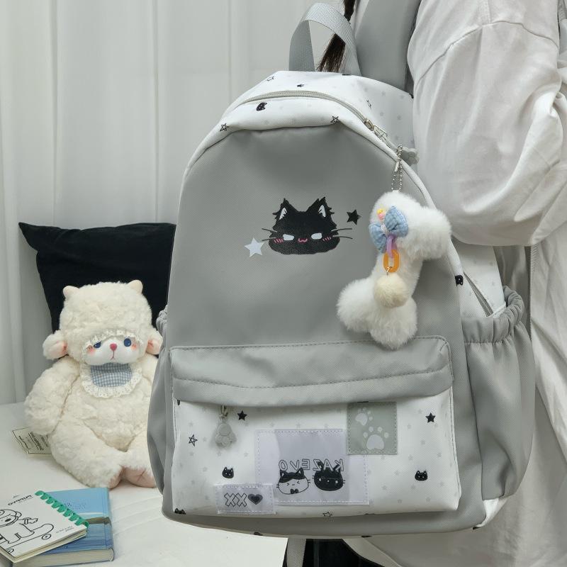 Zaino, zaino stile coreano, zaino carino, studenti delle scuole medie e superiori per ragazze, zaino in nylon di grande capacità, zaino