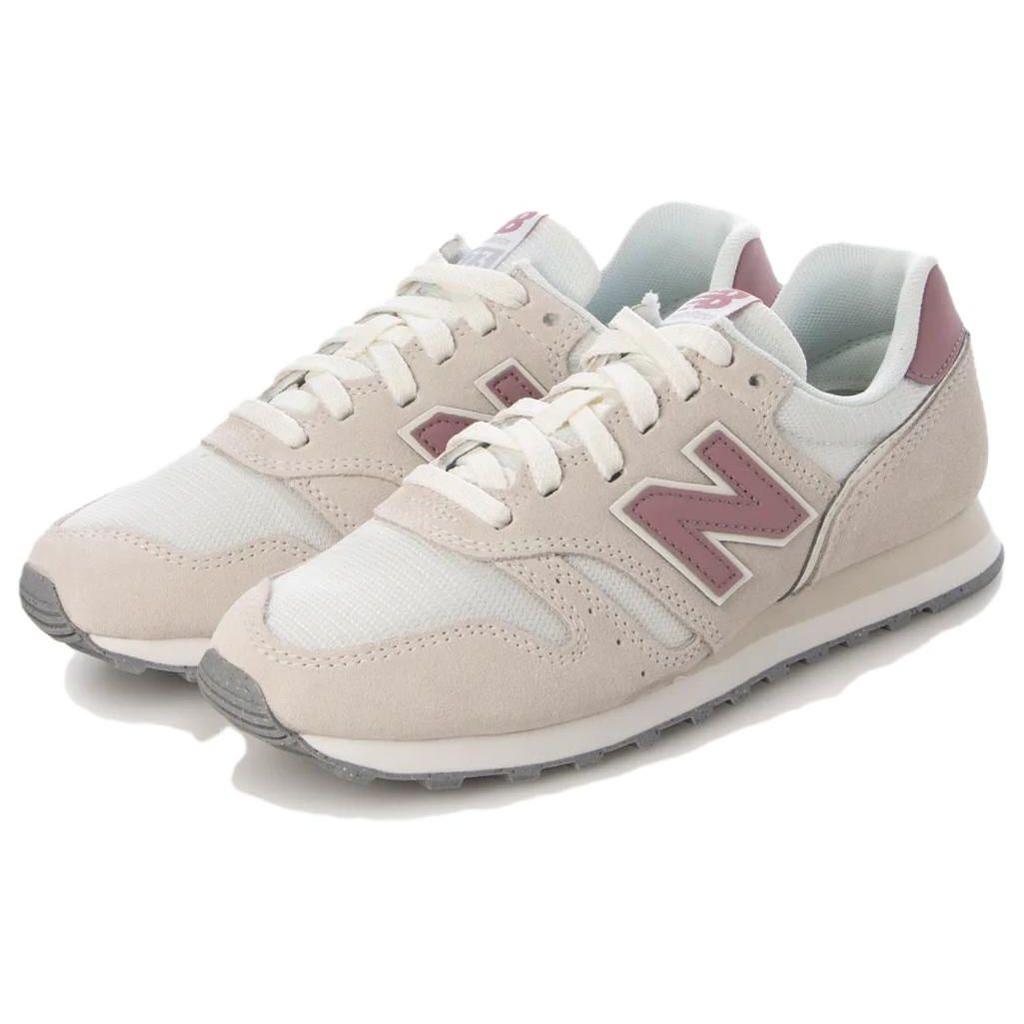 New Balance Nb 373 Casual Comfortable Versatile Shock Absorbing Durable Low Top Running Shoes Women sneaker White Red WL373OK2