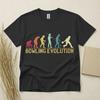 Bowling Evolution Children's Children's Children's T Children's T-shirt Funny Bowler Gift Retro Sports Tee Gildan Cotton Top