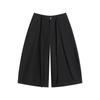 Women's High-Waisted Wide-Leg Cropped Pants - Slimming, Versatile, and Lightweight for Spring and Summer