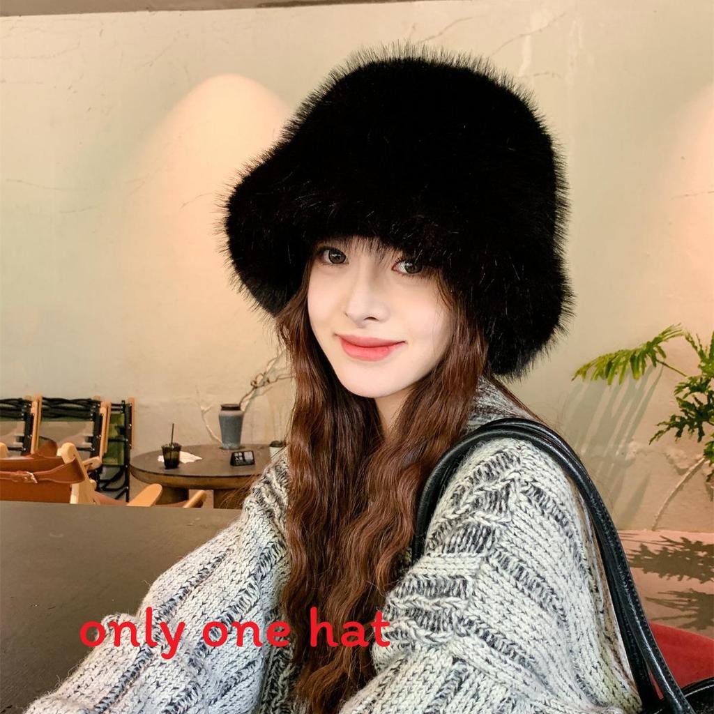 

New Winter Plush Bob Hat With Neck Protection For Outdoors In Autumn And Winter чёрный
