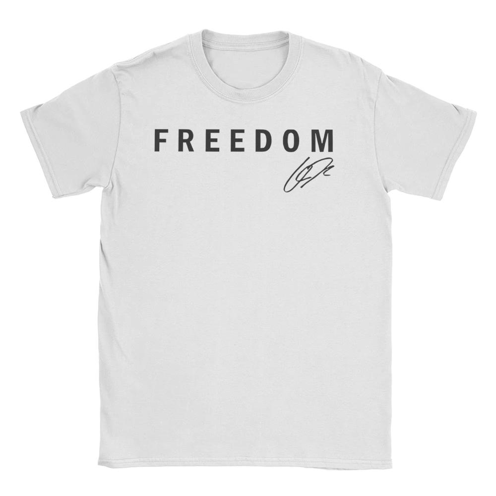

Freedom Charlie Kirk Signature Printed TShirts Men Women RIP Novelty Cotton Tees O Neck Short Sleeve Male T Shirt 3XL Clothes S