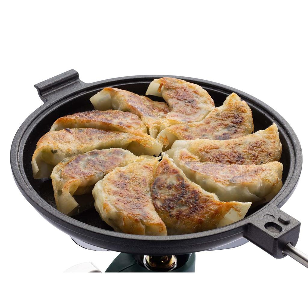 Coleman Frying Pan Double Pan Cooker Nonstick Processing Removable Compact