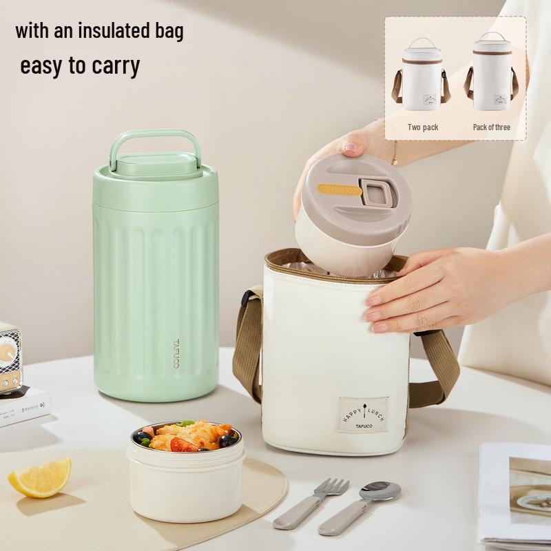 TAFUCO 316 Stainless Steel Portable Insulated Lunch Box