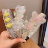 3Pcs/Set Children Cute Sweet Colors Flower Hairbands Headwears Girls Fashion Hair Hoop Headbands Kids Hair Accessories
