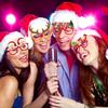 12-Pack Christmas Party Glasses Props - Festive Santa, Snowflake, and Reindeer Designs for Adults & Teens, Paper Eyewear for Hol