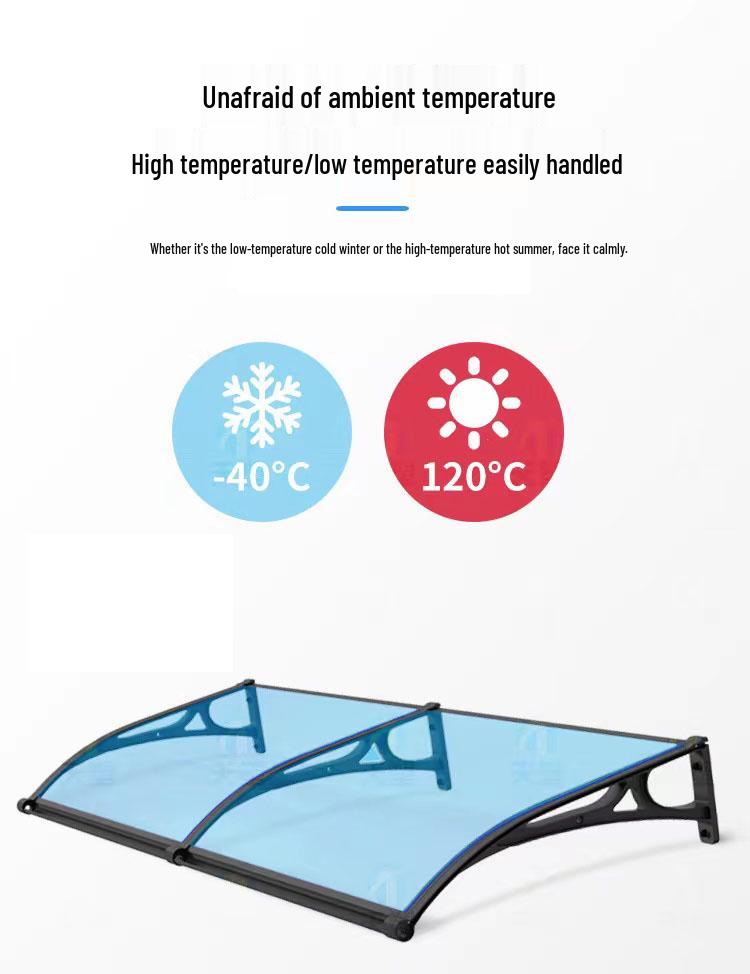 Aluminum Alloy Silent Awning Sunshade for Outdoor Windows