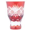[Authentic] Tajima Glass "Edo Kiriko" Sake Cup, Ochoko, Guinomi, Diameter approx. 6 x Height 8.5cm, 