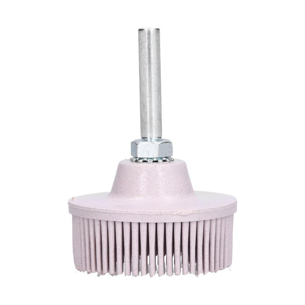 2 Zoll Schleifbürstenscheibe 50er Körnung / 80er Körnung / 120er Körnung Grün / Weiß / Gelb Beschichtungsentfernungsscheibe R-Typ Schleifbürste