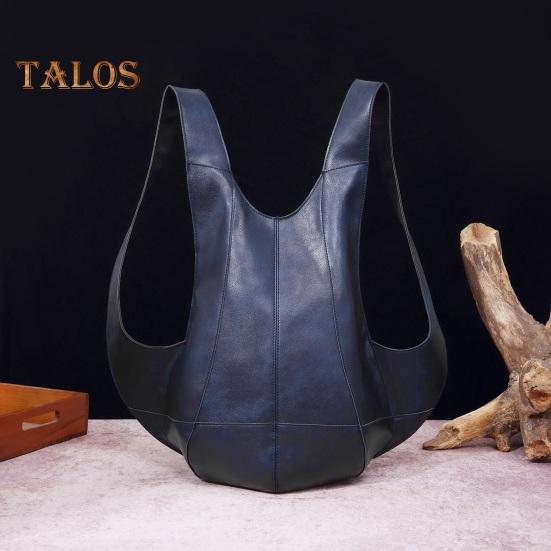 Plecak ze sztucznej skóry, wodoodporny, retro, jednolity kolor, szerokie paski na ramiona, kształt kamizelki, duża pojemność, torba redukująca obciążenie, do szkoły, pracy, podróży