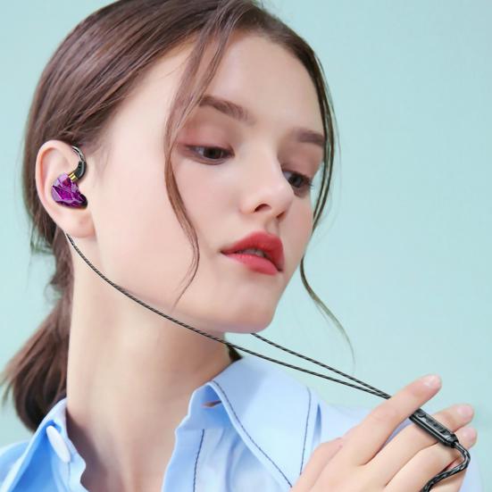 Wired Earphone In-ear Bass Noise Reduction Ergonomic Deep HiFi Sound Mobile Phone Earbud