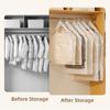 Clear Clothes Organizer Hanging Design Space Saving Bags New Vacuum Storage Bags  Bedroom Use