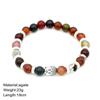 Popular Tourmaline Agate Spotted Stone Beaded Bracelet