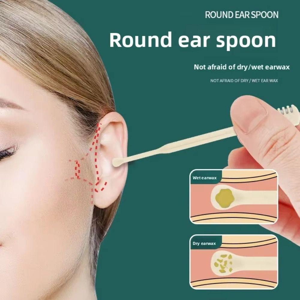 5PCS/10PCS Double Sided Nose Hair Trimmers Cleaning Nose Hair Trimmer Portable Ear Scoop Hair Scraper Shaving Nose Hair Trimmer