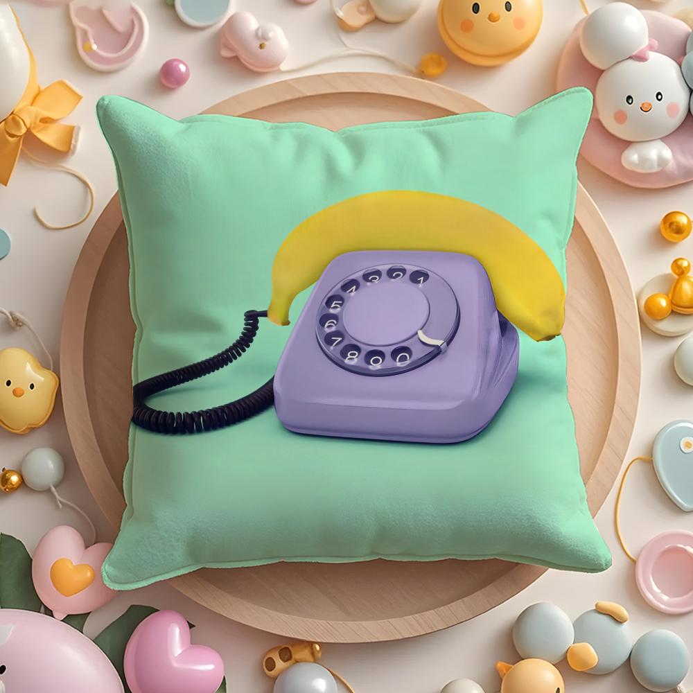 CCreative Fruit Pillow Case Soft Plush Fabric DoubleSided Printed Cushion Cover Warm Winter Sofa Pillow Case