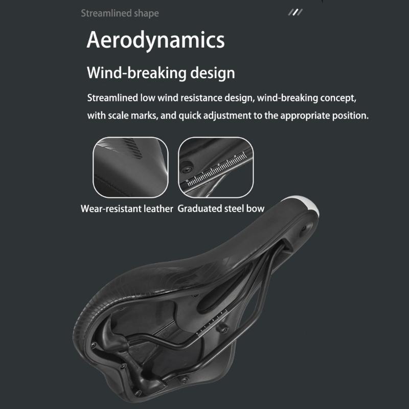 Oversized Cycling Saddles High Elastics Foams Antislip Saddles Breathable Saddles for Comfortable Cycling