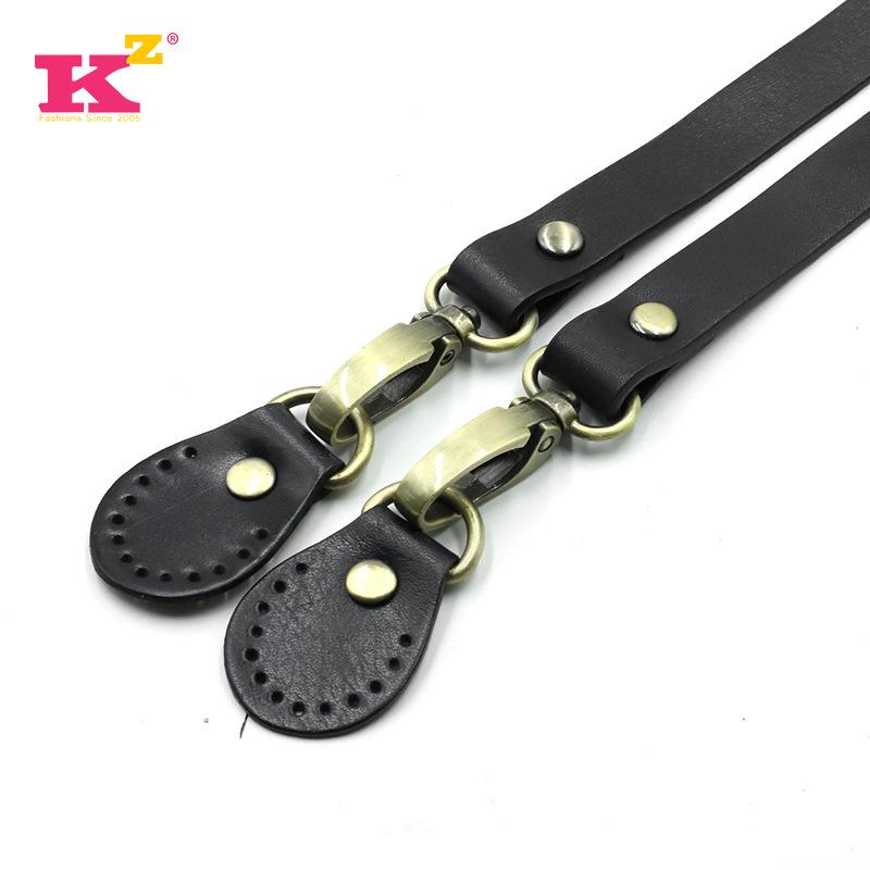 Oryginalna skórzana torba crossbody na ramię z regulowanym paskiem 120 cm i 2 D-ringami dla kobiet