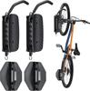 Suporte de Bicicleta para Garagem, Montagem na Parede, Giro de 150° e Cabides Verticais de Bicicleta que Economizam Espaço para Armazenamento, Suporte Robusto Suporta até 66lbs, Fácil Instalação, Pacote com 2