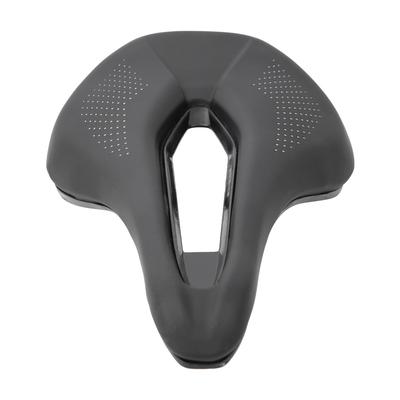 PU Negro Bicicleta de Carretera Montaña Bicicleta Suave Hueco Almohadilla Cojín Sillín Asiento