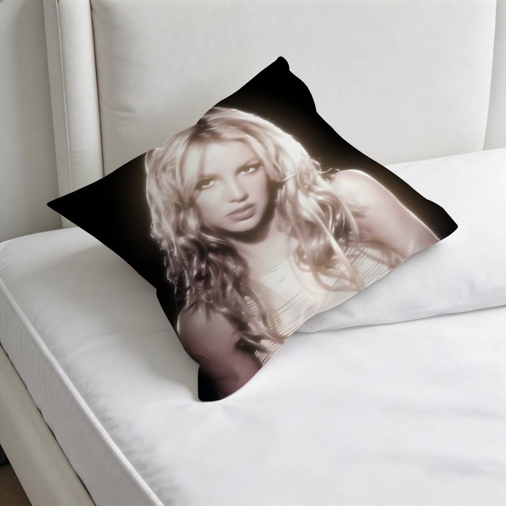 Singer BBritney SSpears Square Pillow Case Soft Decorative Throw Pillow Cover for Home Sofa Bed